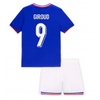 Maglia Calcio Francia Olivier Giroud #9 Prima Divisa Bambino Europei 2024 Manica Corta (+ pantaloncini)